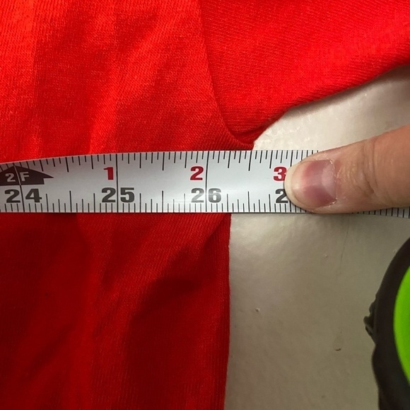 Men’s Red Graphic T Shirt Motorcycle Flaming Skull Tee Size 3XL Ride to Live - Picture 6 of 7